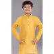 Yellow Cotton Digital Printed Function Wear Designer Kid's Boys Kurta Pajama - 12085205071