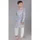 Cotton Digital Printed Kids Wear Boys Kurta Pajama In Multi Color - 12085205073