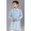 Multi Color Cotton Digital Printed Function Wear Premium Kid's Boys Kurta Pajama - 12085205074