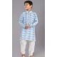 Multi Color Cotton Digital Printed Function Wear Premium Kid's Boys Kurta Pajama - 12085205074
