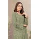 Georgette Embroidered Pakistani Style Salwar Kameez In Green - 12054204830