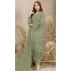 Georgette Embroidered Pakistani Style Salwar Kameez In Green - 12054204830