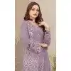 Georgette Embroidered Pakistani Style Plus Size Salwar Kameez In Lavender - 12054204833