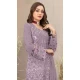 Georgette Embroidered Pakistani Style Salwar Kameez In Lavender - 12054204833
