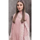 Peach Georgette Embroidered Designer Pakistani Salwar Kameez - 12055204837