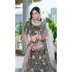 Silk Sequins Work Wedding Wear Lehenga Choli In Olive Green - 12100205240