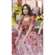 Silk Sequins Work Wedding Wear Lehenga Choli In Maroon - 12100205241