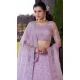 Mausam Sequins Work Wedding Wear Lehenga Choli In Lavender - 12100205244