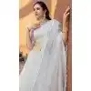 Mausam Sequins Work Wedding Wear Plus Size Lehenga Choli In White - 12100205245