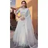 Mausam Sequins Work Wedding Wear Plus Size Lehenga Choli In White - 12100205245