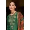Green Viscose Jacquard Work Party Wear Plus Size Salwar Suit - 12118205482