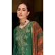 Green Viscose Jacquard Work Party Wear Salwar Suit - 12118205482