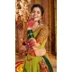 Green Viscose Cotton Embroidery Work Navratri Chaniya Choli -159099186
