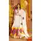 Off White Viscose Cotton Designer Embroidery Work Navratri Chaniya Choli