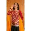 Women Crepe Navratri Chaniya Choli Black Embroidery Plus Size