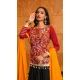 Women Crepe Navratri Chaniya Choli Black Embroidery - 159719576