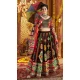 Women Printed Organic Cotton Red Jacquard Patch - 160099832