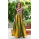 Women Kutchi Gamthi Work Pedding Color Green Chinon - 160481092