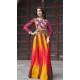 Women Pedding Color Maroon Chinon Kutchi Gamthi Work - 160481093