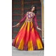 Women Pedding Color Maroon Chinon Kutchi Gamthi Work - 160481093
