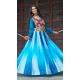 Women Pedding Color Blue Navratri Chaniya Choli Kutchi Gamthi Work - 160481094