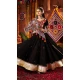 Women Black Navratri Chaniya Choli Designer Embroidery Work Viscose Cotton - 160501105