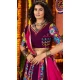 Women Designer Embroidery Work Purple Navratri Chaniya Choli Viscose Cotton - 160571132