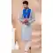 Grey Banarasi Silk Weaving Work Mens Kurta Pajama - 12103205261