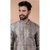 Multi Color Cotton With Digital Print Plus Size Mens Kurta Pajama - 12103205276