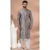 Multi Color Cotton With Digital Print Plus Size Mens Kurta Pajama - 12103205276