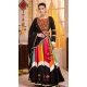 Women Viscose Cotton Black Designer Embroidery Work Navratri Chaniya Choli - 160811244