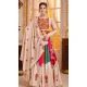 Women Navratri Chaniya Choli Viscose Cotton Designer Embroidery Work Beige - 160811245