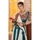 Women Viscose Cotton Teal Blue Designer Embroidery Work Navratri Chaniya Choli - 160811248
