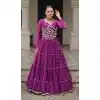Women Lahariya Printed Faux Georgette Gota Patti Lace Work Navratri Chaniya Choli Plus Size