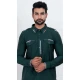 Viscose Plain Mens Pathani Kurta With Pajama In Rama - 12124205522