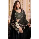 Women Viscose Cotton Designer Embroidery Work Black Navratri Chaniya Choli - 160971355