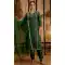 Green Silk Blend Resham Work Festival Wear Readymade Salwar Kameez - 12135205734