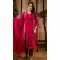 Maroon Silk Blend Resham Work Festival Wear Readymade Salwar Kameez - 12135205735