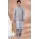 Silk Digital Printed Part Wear Mens Kurta With Jacket In Multi Color - 12144205820