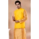Multi Color Silk Digital Printed Part Wear Mens Kurta With Jacket - 12144205825