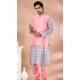 Function Wear Multi Color Silk Digital Printed Readymade Mens Kurta With Jacket - 12144205829