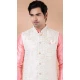 Pink Digital Printed Banarasi Silk Part Wear Mens Kurta With Jacket - 12144205832