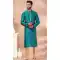 Rama Green Banarasi Dupion Weaving Work Party Wear Mens Kurta Pajama - 12115205422