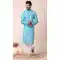 Multi Color Cotton Polyester Printed Designer Festival Wear Mens Kurta Pajama - 12116205448