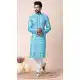 Multi Color Cotton Polyester Printed Designer Festival Wear Mens Kurta Pajama - 12116205448