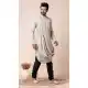 Cream Cotton Printed Festival Wear Mens Kurta Pajama - 12116205457