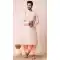 Pink Cotton Polyester Printed Festival Wear Mens Kurta Pajama - 12116205460