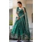 Women Embroidery Gold Crush Party Lehenga Choli Teal - 12197206417