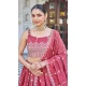 Women Pink Party Lehenga Choli Silk Embroidery - 12233206567 Women Pink Party Lehenga Choli Silk Embroidery - 12233206567