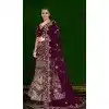 Women Stone Work Purple Wedding Lehenga Embroidery Plus Size